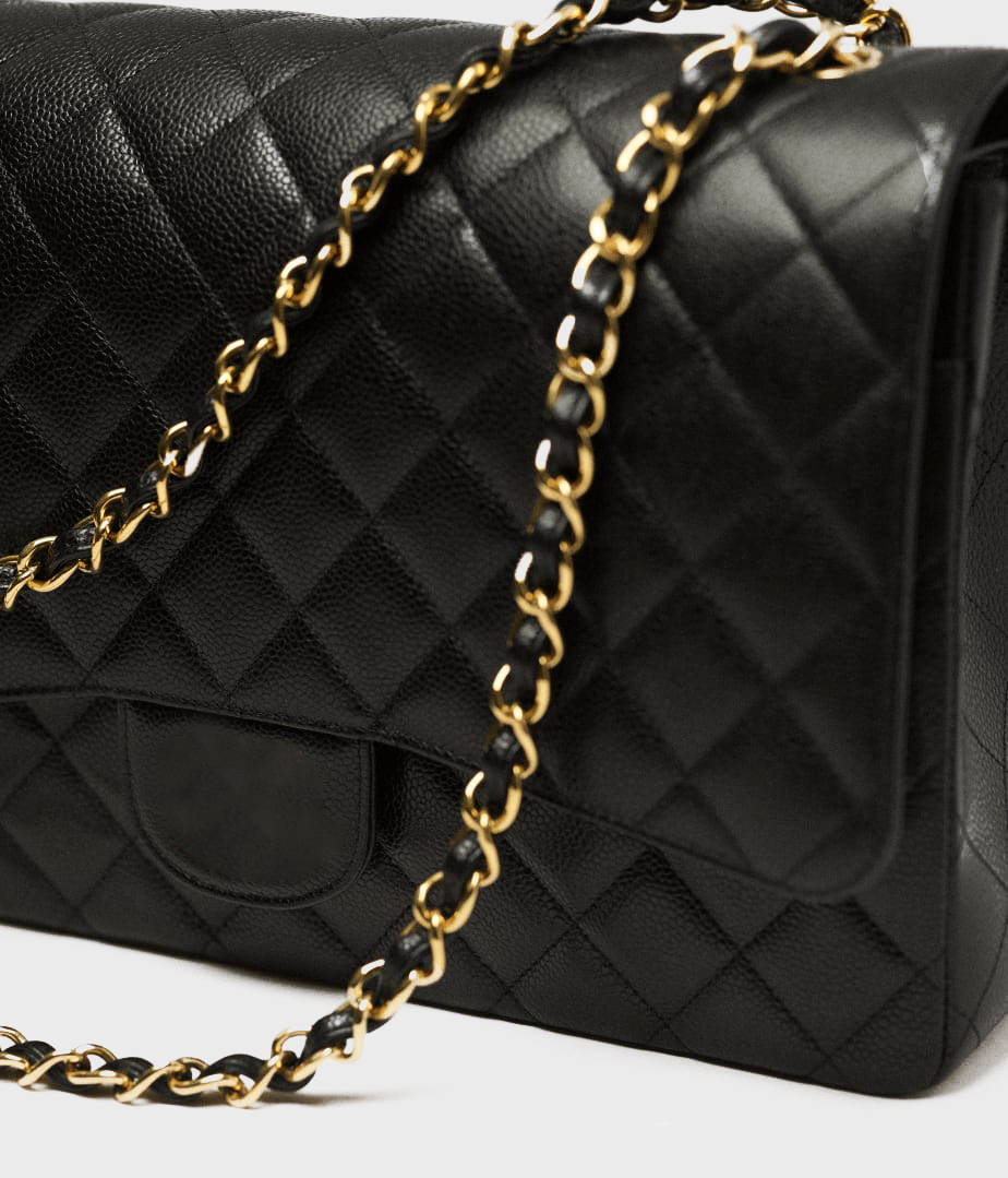 Classic-Style Maxi Handbag